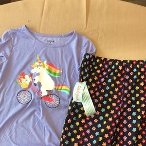 Brand New ; Unused Cat & Jack Unicorn Pajama Set